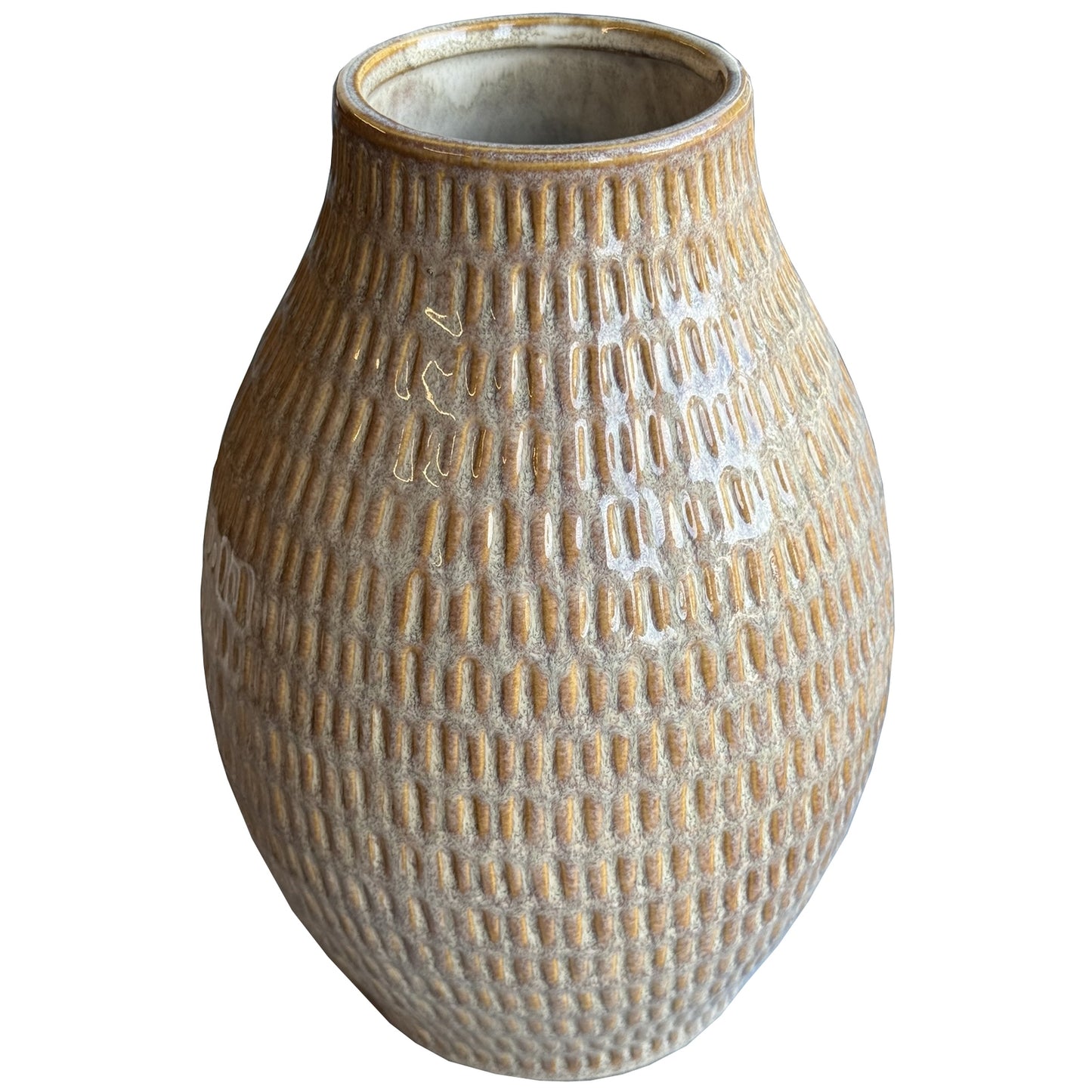 Sabbia Collection Medium Textured Vase
