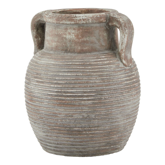 Siena Brown Amphora Pot Vase