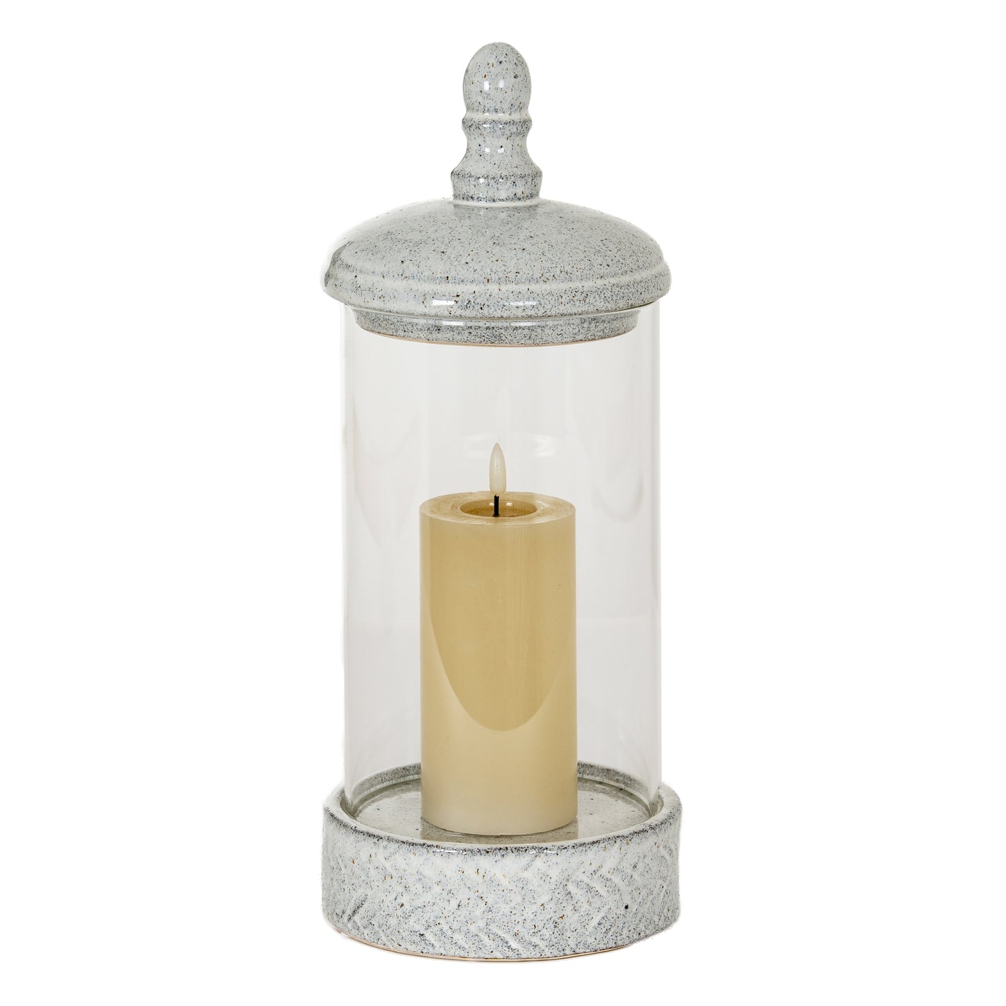 Sona Medium Hurricane Lantern With Lid