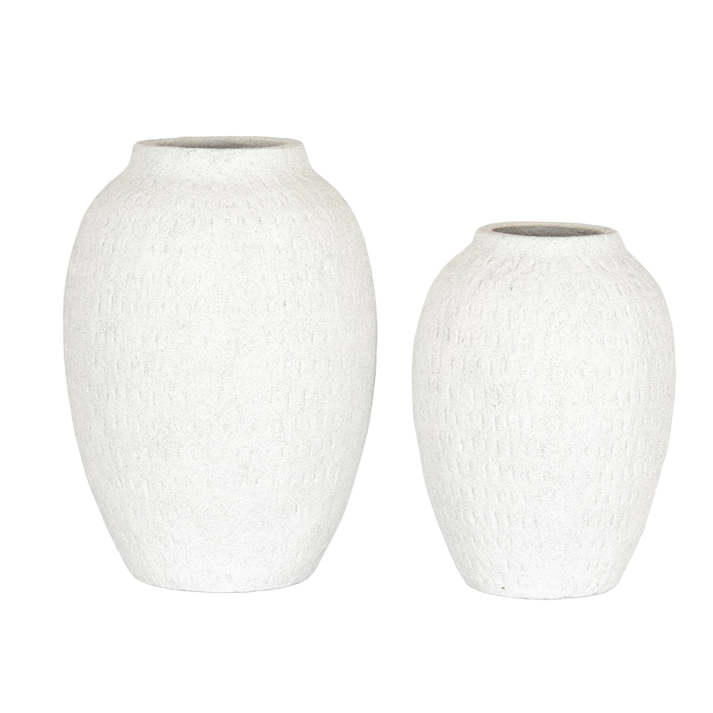 Ashen Medium Tall Textured Vase