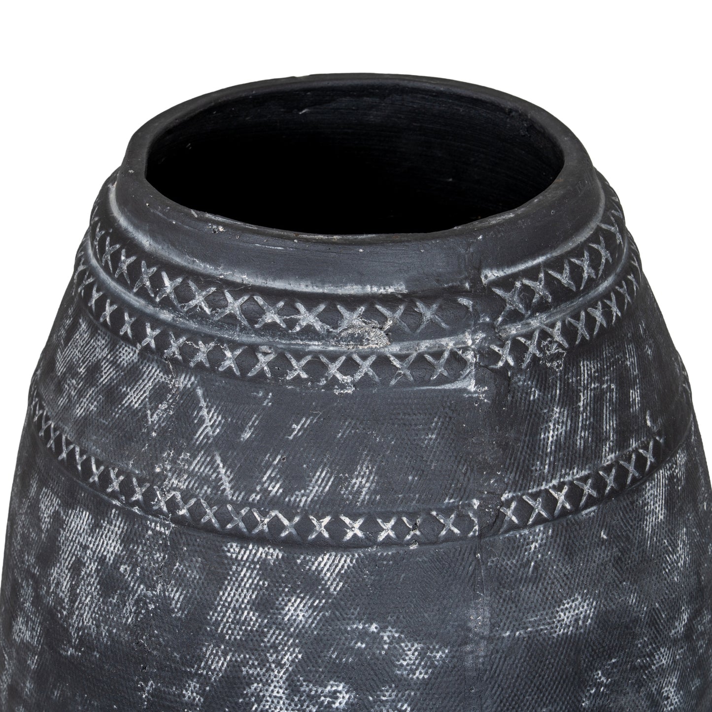 Etched Collection Tall Textured Vase