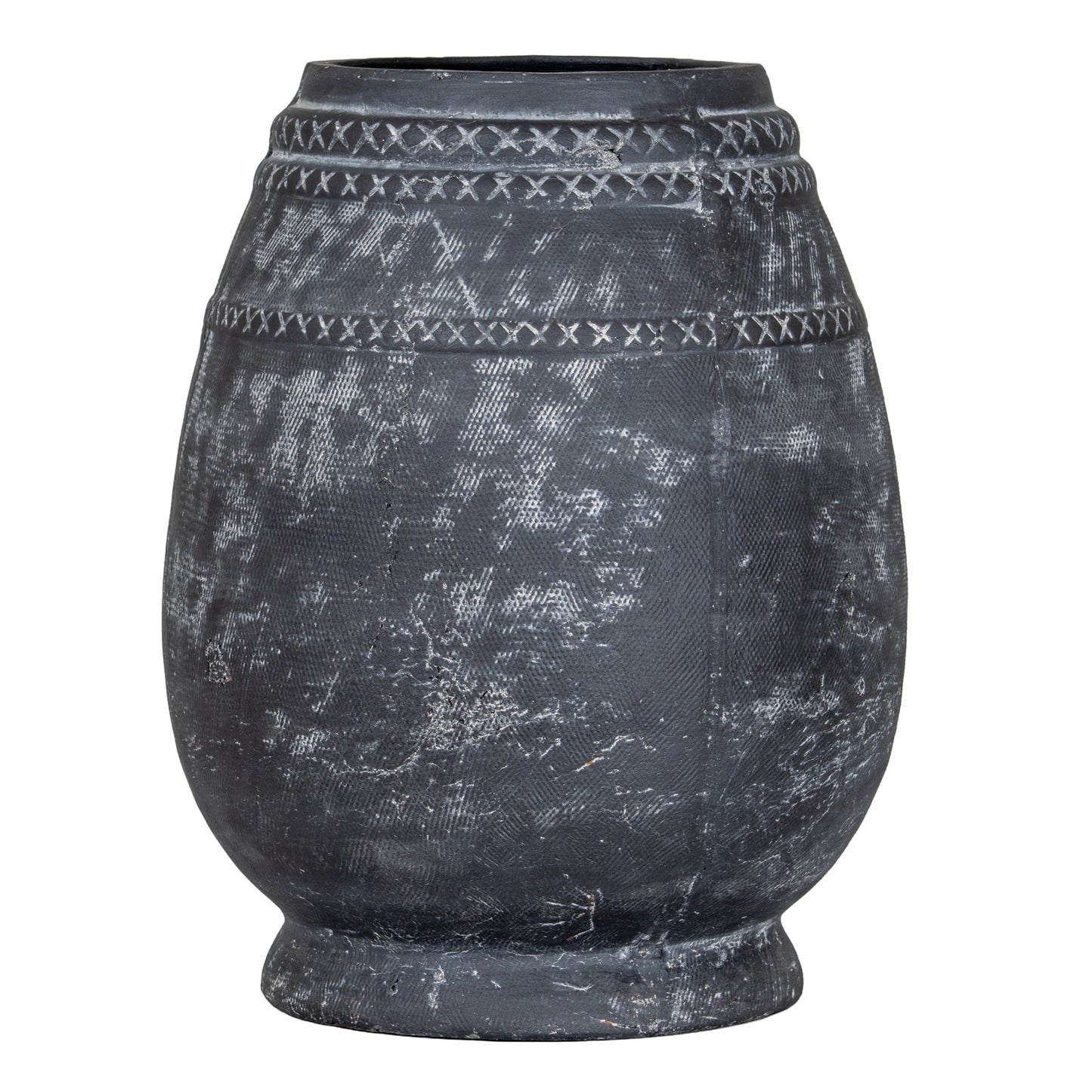 Etched Collection Tall Textured Vase