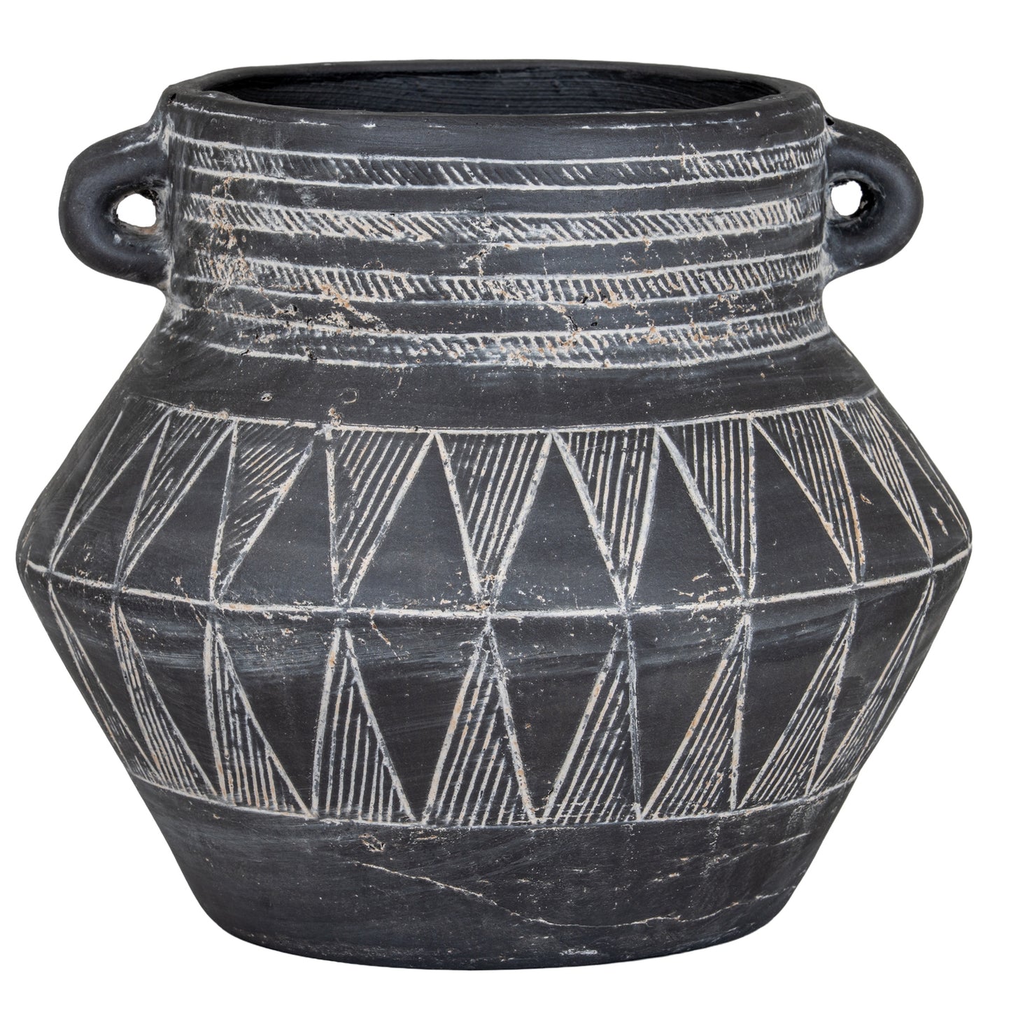 Etched Collection Tall Pot With Handles