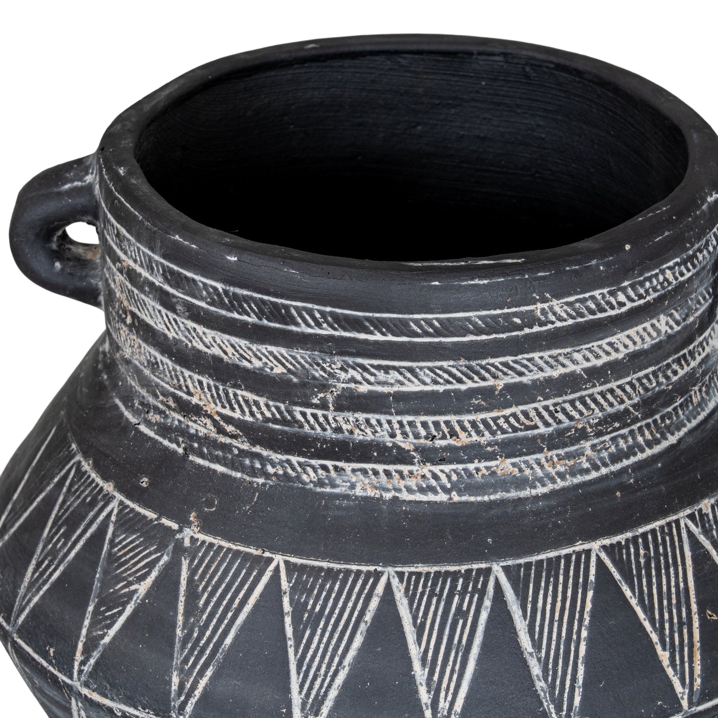 Etched Collection Tall Pot With Handles