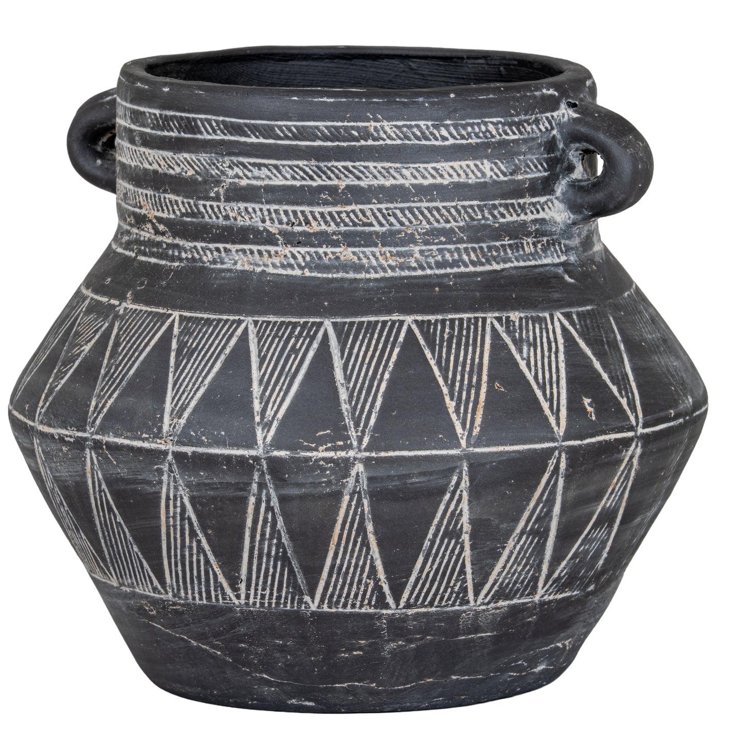 Etched Collection Tall Pot With Handles